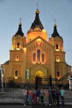 Нижний Новгород. Кафедральный собор в вечернее время.
